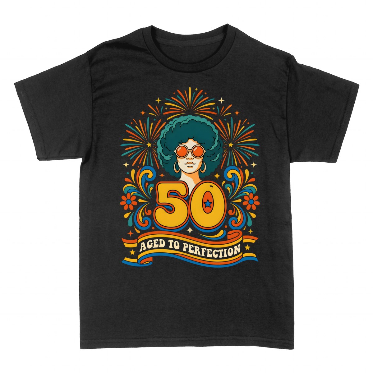T-shirts: 50 Aged to Perfection Retro Woman