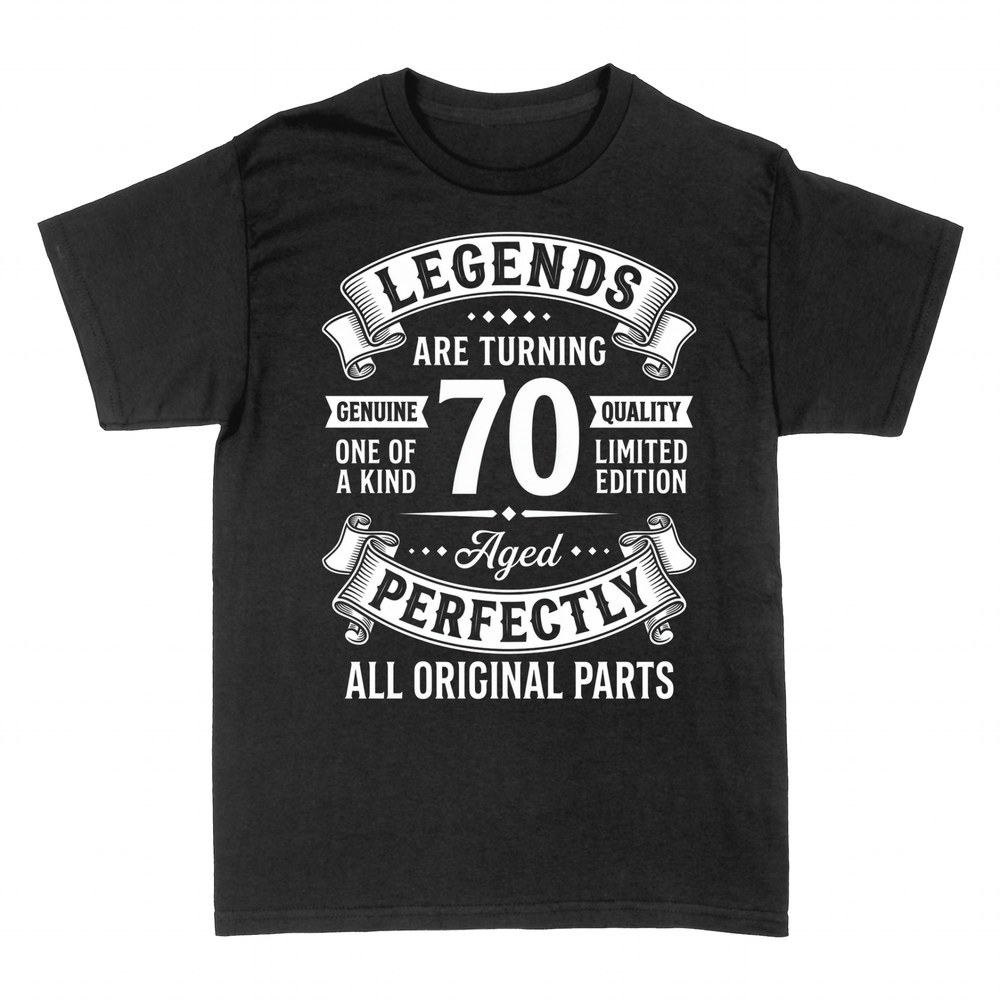 T-shirts: Legends Are Turning 70 Aged Perfectly