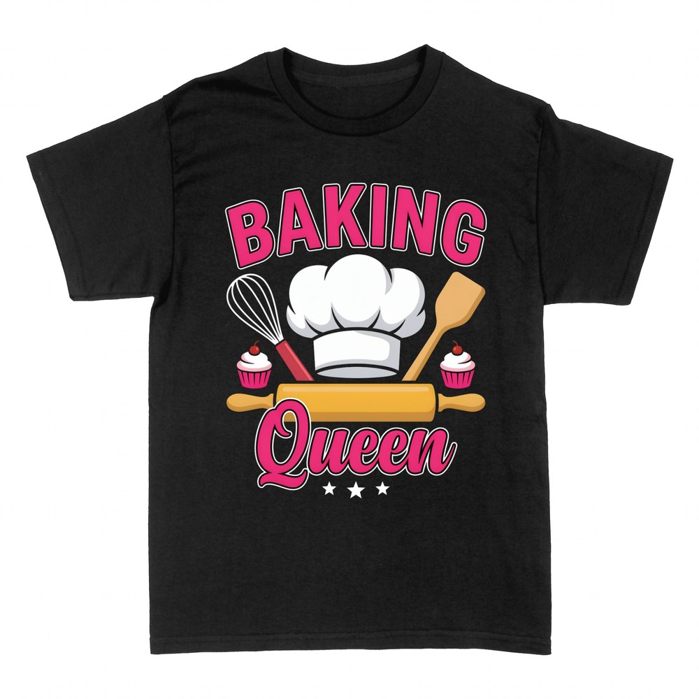 T-shirts: Baking Queen Chef Hat Rolling Pin
