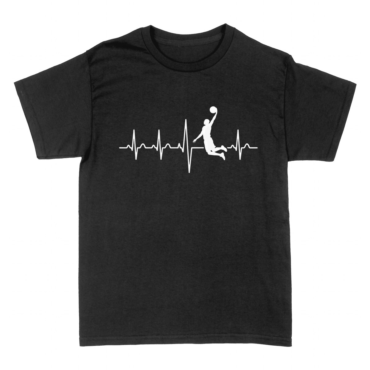 T-shirts: Basketball Heartbeat Dunk Pulse