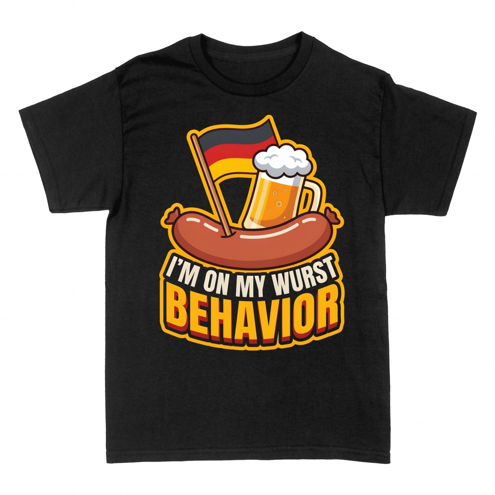 T-shirts: I'm On My Wurst Behavior German Beer