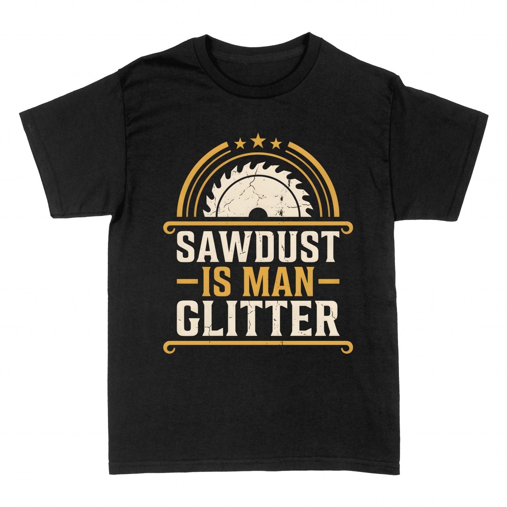 T-shirts: Sawdust Is Man Glitter Carpenter