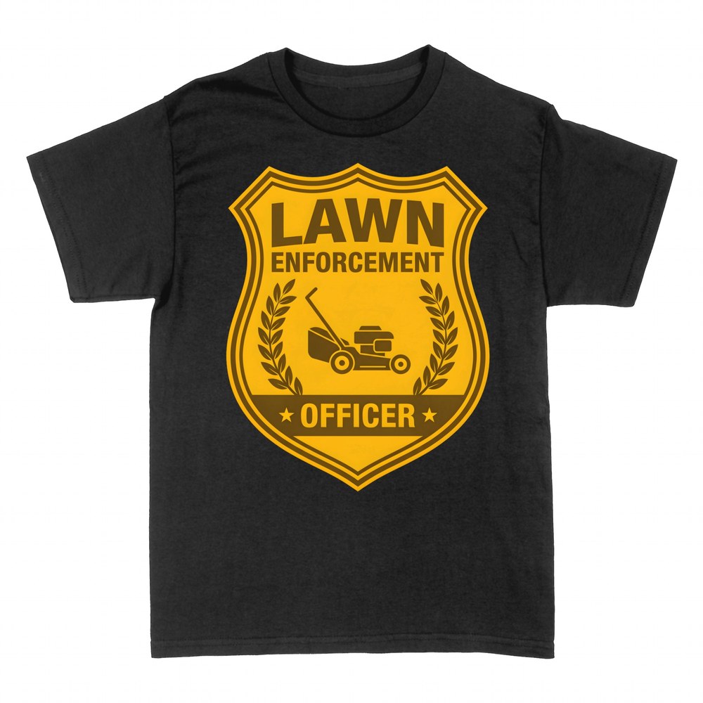 T-shirts: Lawn Enforcement Officer Badge