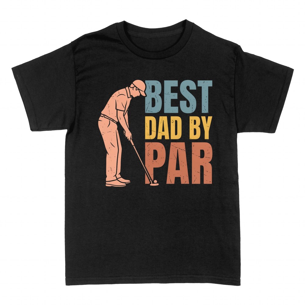 T-shirts: Best Dad By Par Retro Golf Pun