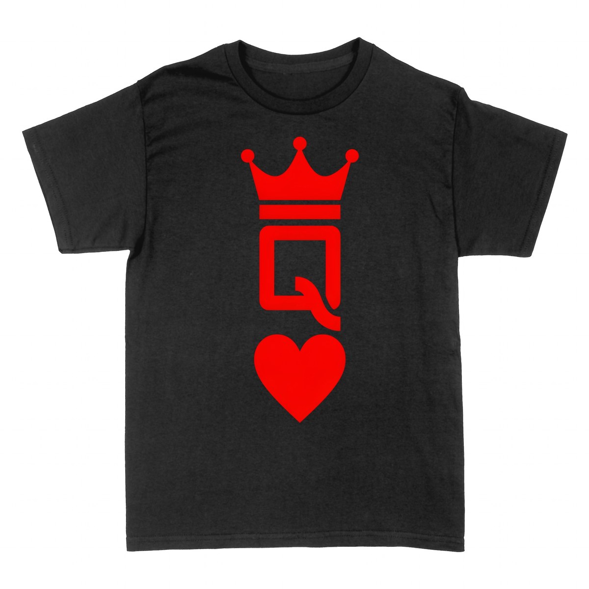 T-shirts: Queen of Hearts Crown &amp; Card Symbol