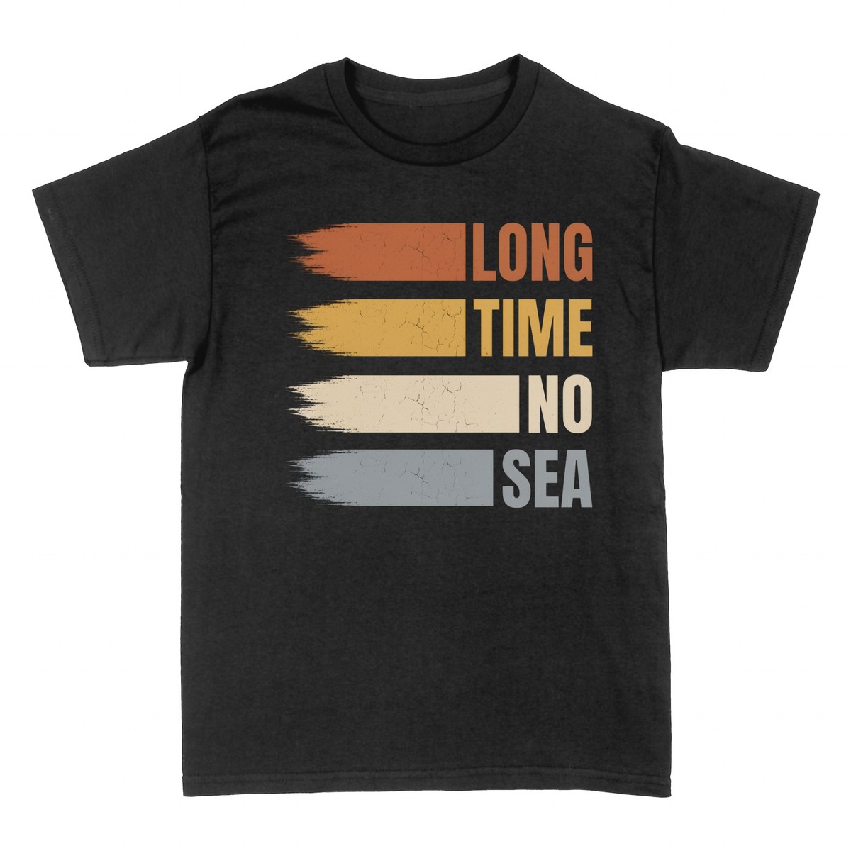 T-shirts: Long Time No Sea Retro Beach Pun