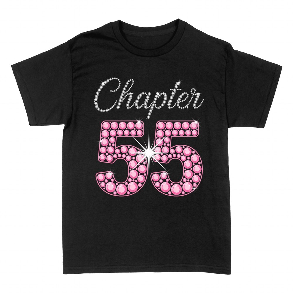 T-shirts: Chapter 55 Rhinestone Glam Birthday