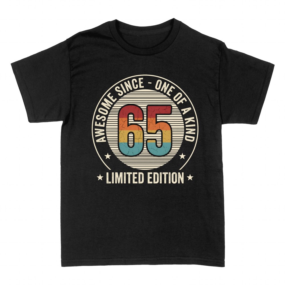 T-shirts: Awesome Since - 65 Limited Edition Vintage Badge