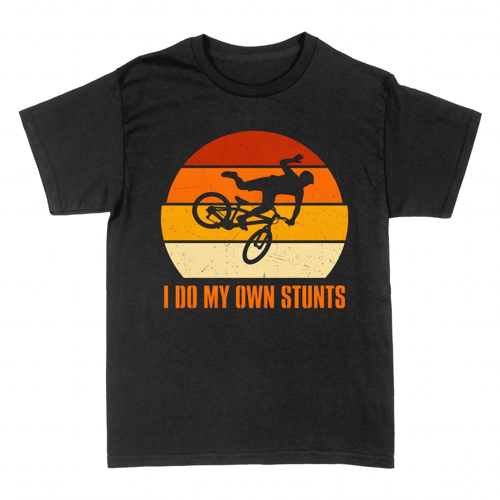 T-shirts: I Do My Own Stunts - Retro Bike