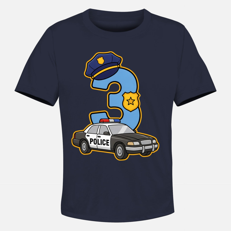 T-shirts: Police Birthday Boy 3rd