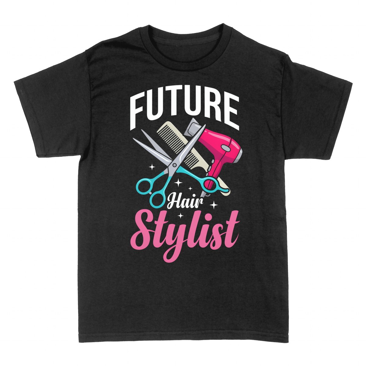 T-shirts: Future Hair Stylist