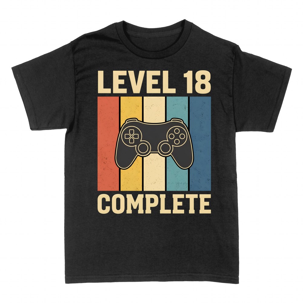 T-shirts: Level 18 Complete - Gamer 18th Birthday