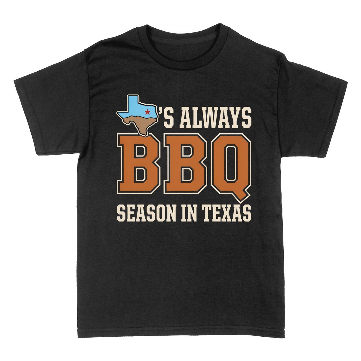 T-shirts: It's Always BBQ Season in Texas
