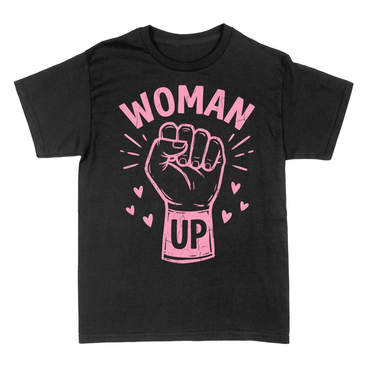 T-shirts: Woman Up Raised Fist