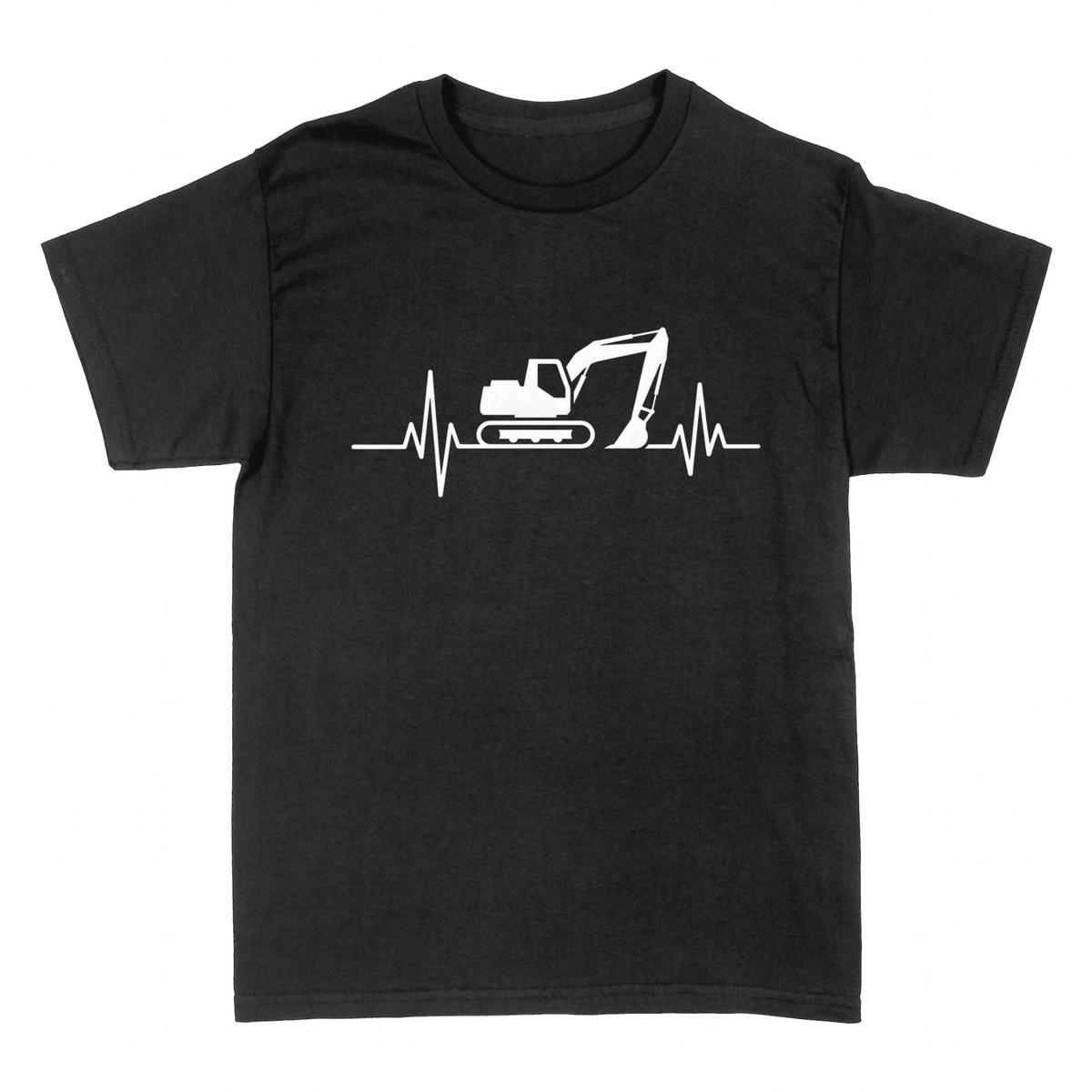 T-shirts: Excavator Heartbeat Pulse