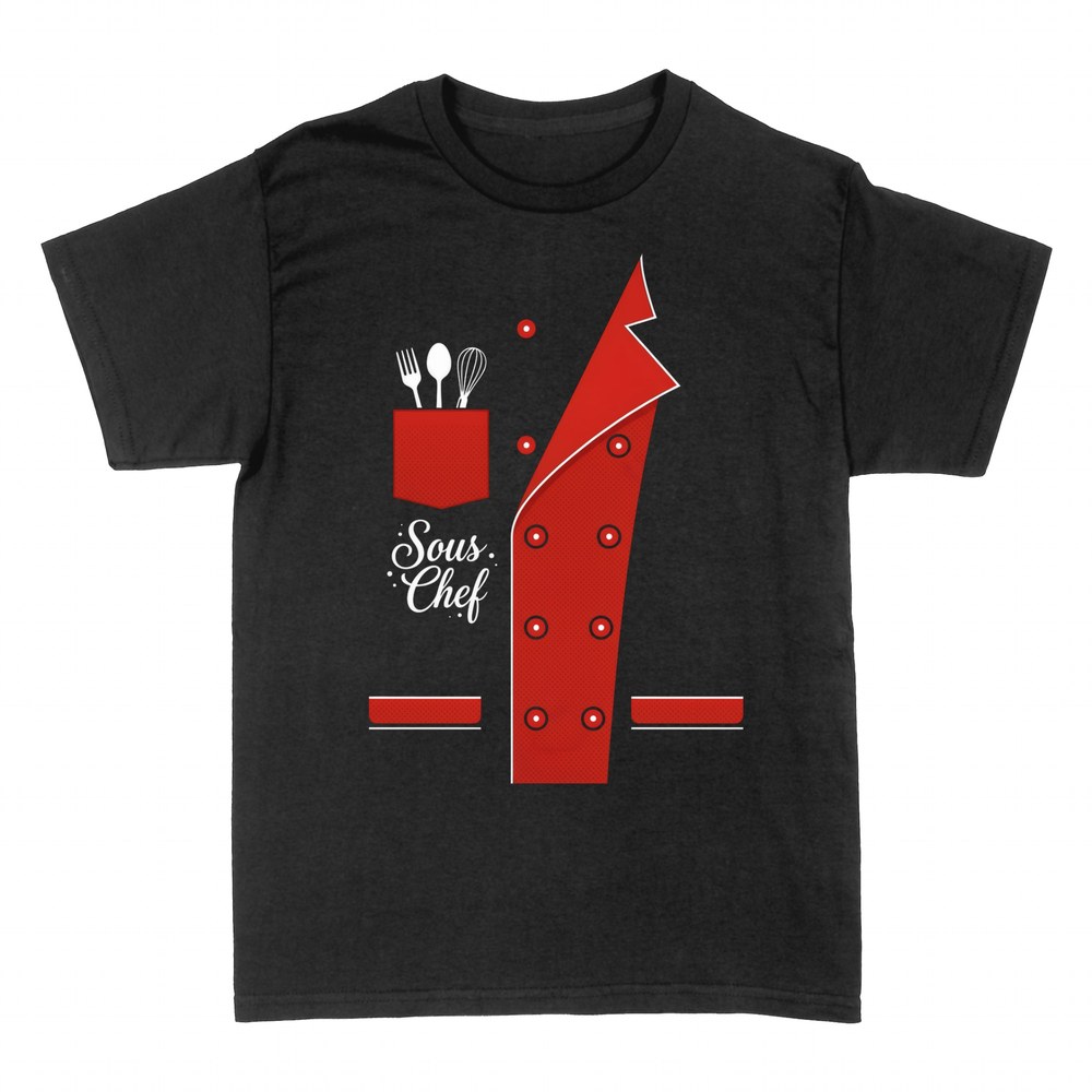 T-shirts: Sous Chef in Kitchen Jacket