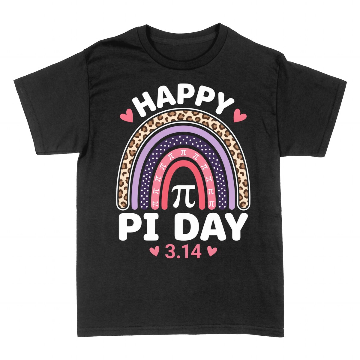 T-shirts: Happy Pi Day 3.14 Rainbow