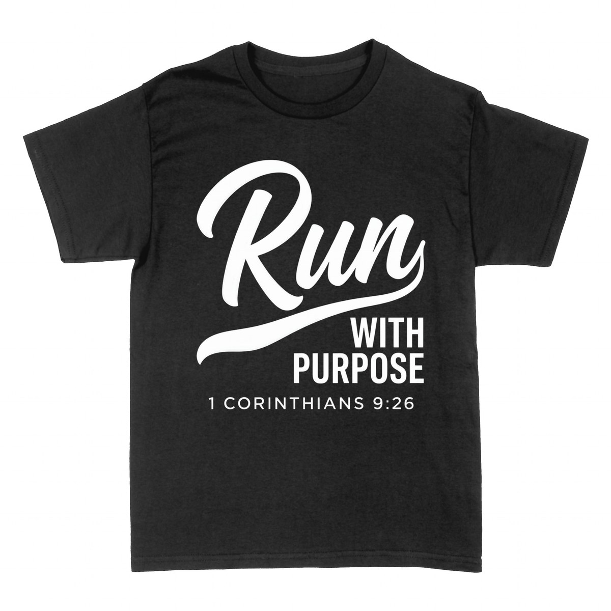 T-shirts: Run With Purpose 1 Corinthians 9:26