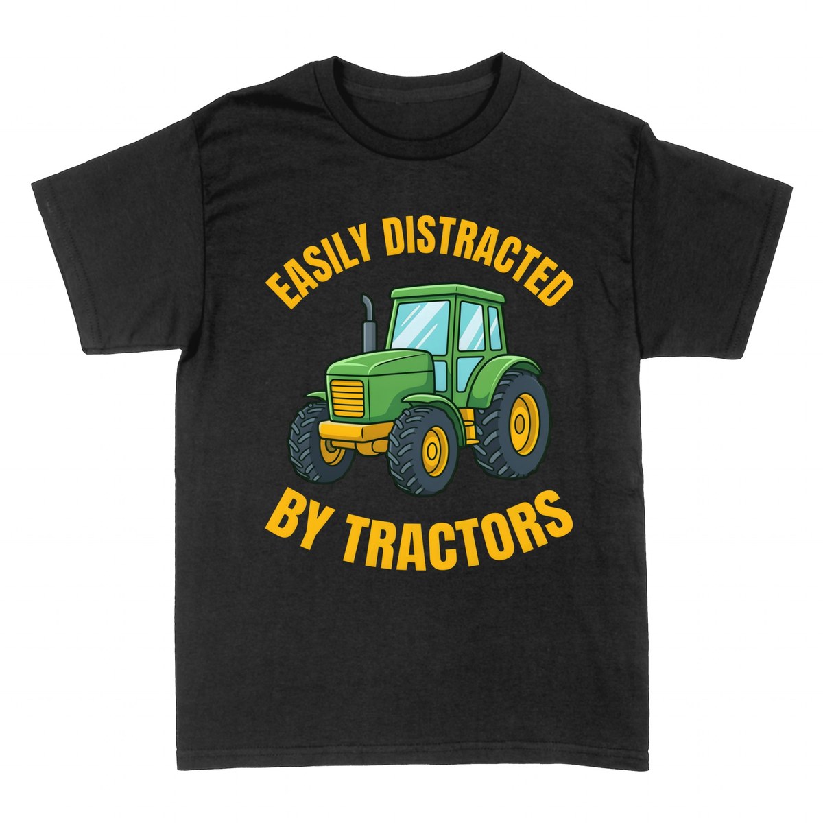 T-shirts: Easily Distracted By Tractors