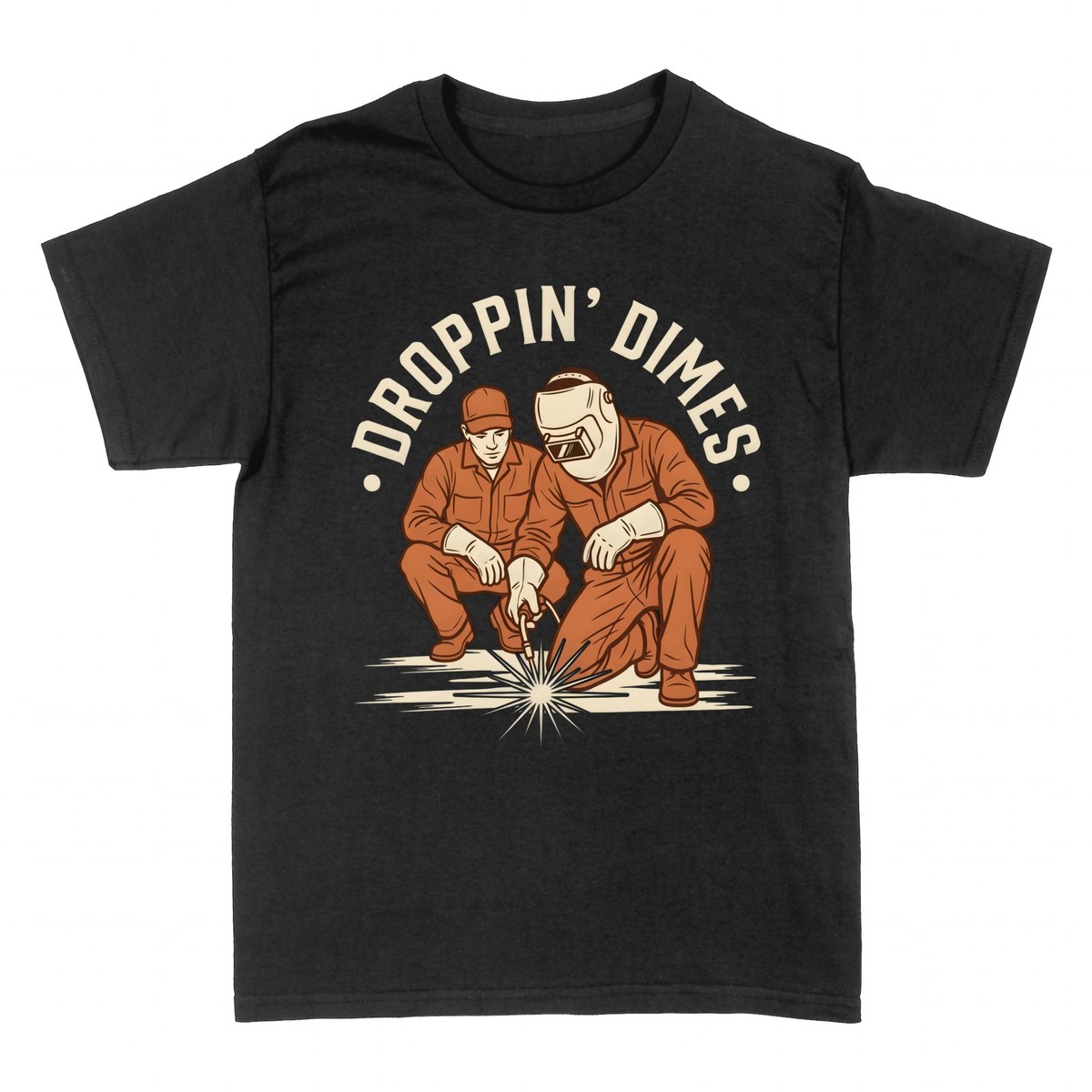 T-shirts: Droppin' Dimes Welder