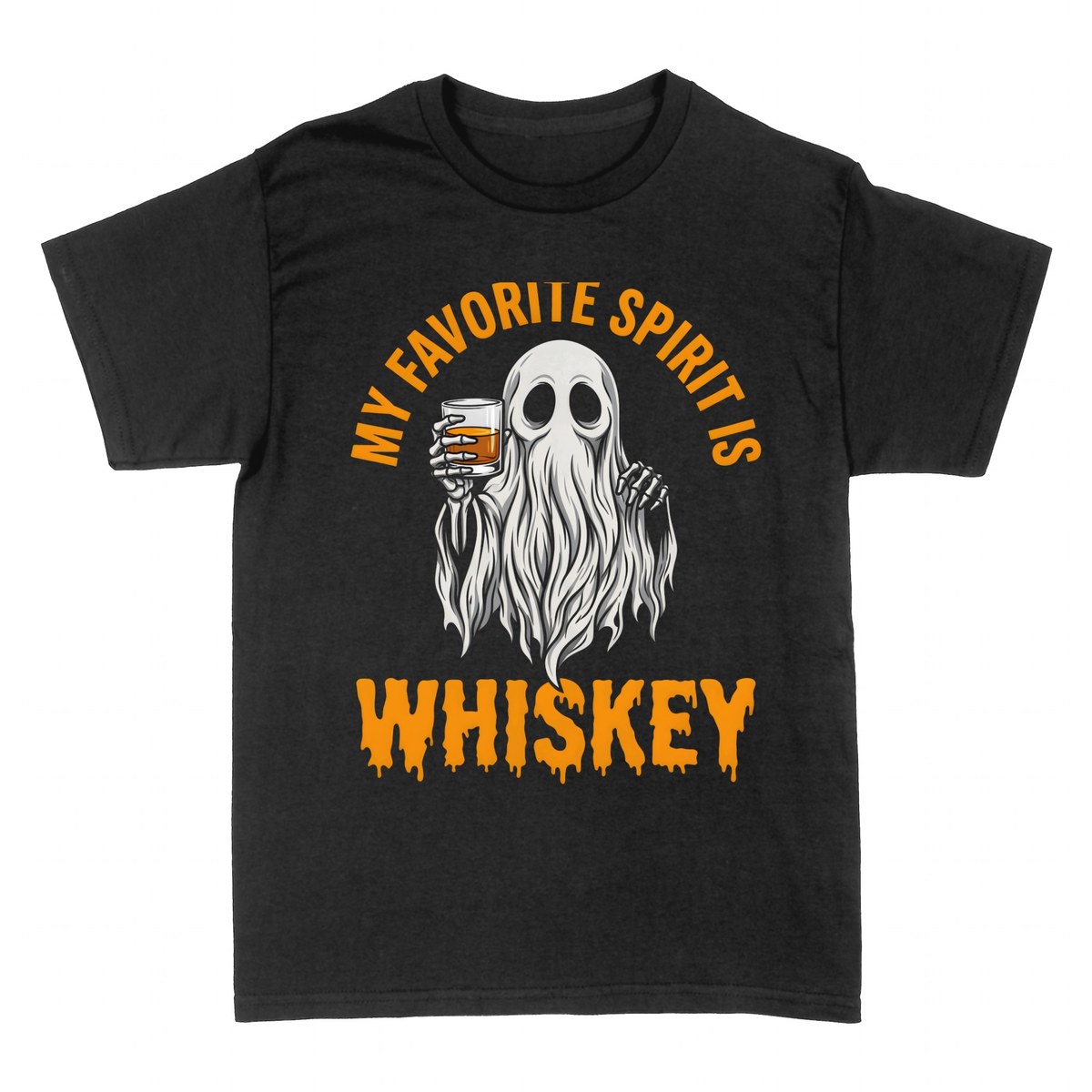 T-shirts: My Favorite Spirit Is Whiskey Ghost