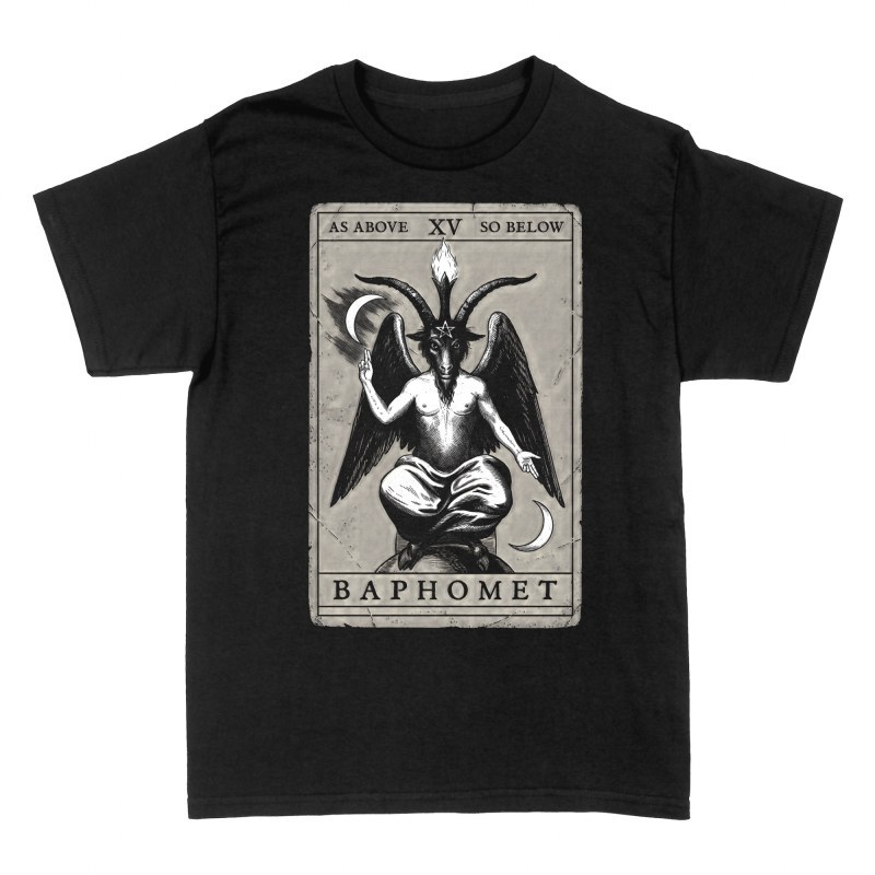 T-shirts: Baphomet Tarot As Above So Below