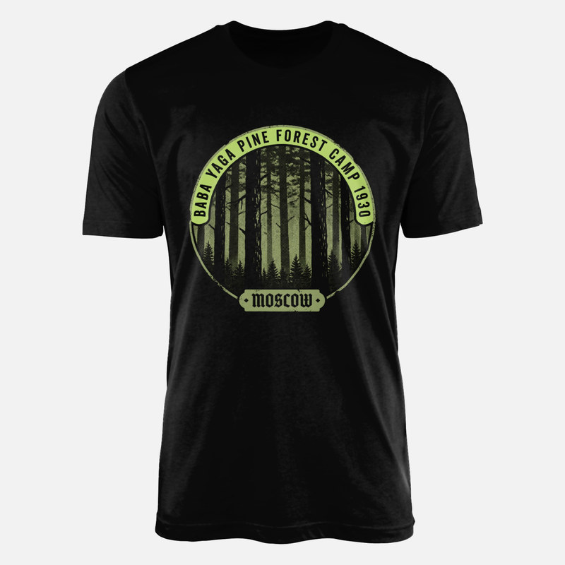 T-shirts: Baba Yaga Pine Forest Camp