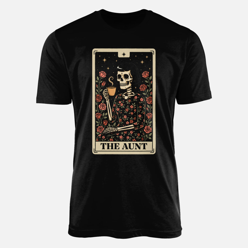 T-shirts: The Aunt Skeleton Tarot Card