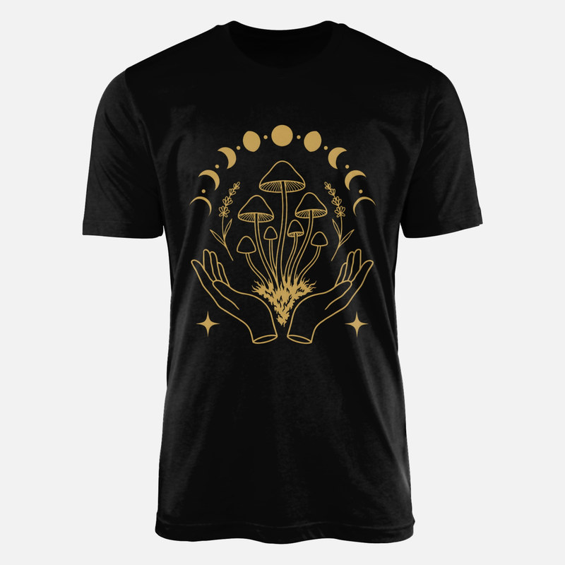T-shirts: Mystic Mushrooms and Moon Phases