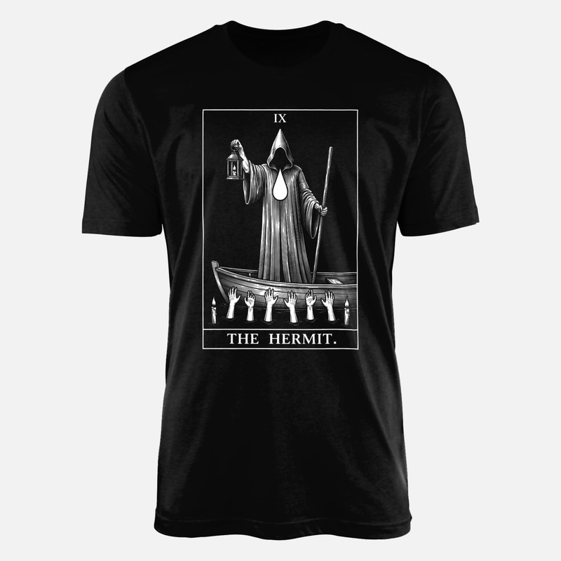 T-shirts: The Hermit Tarot Card