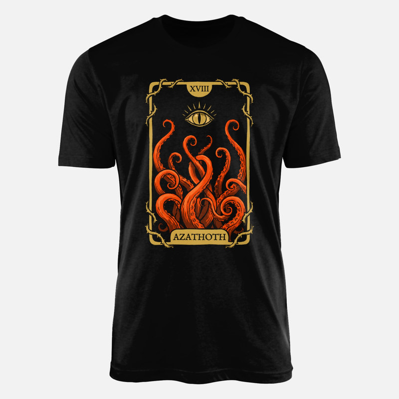 T-shirts: XVIII Azathoth Tarot Card