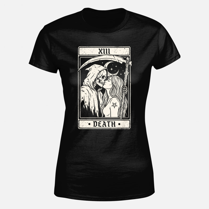 T-shirts: Death XIII Tarot Card Kiss