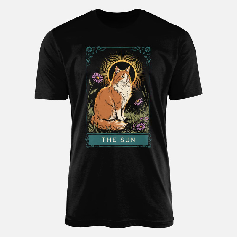 T-shirts: The Sun Cat Tarot Card