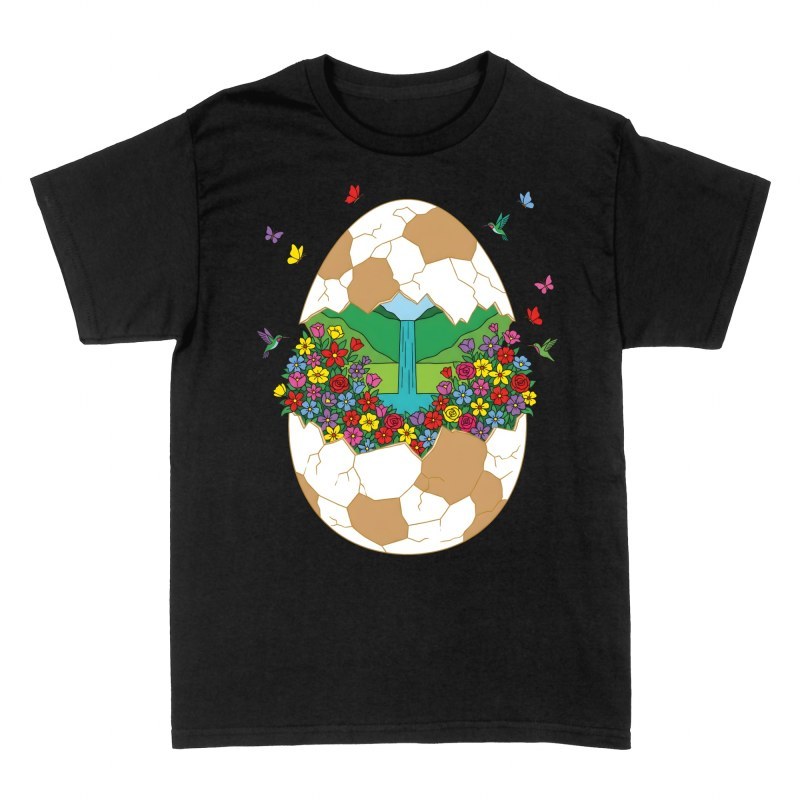 T-shirts: Mosaic Egg Hatching Waterfall Nature