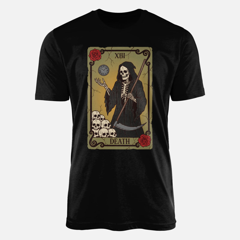 T-shirts: XIII Death Tarot Card Grim Reaper