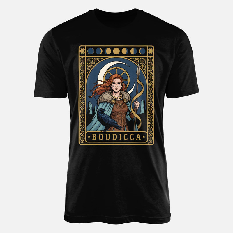 T-shirts: Boudicca Celtic Warrior Tarot