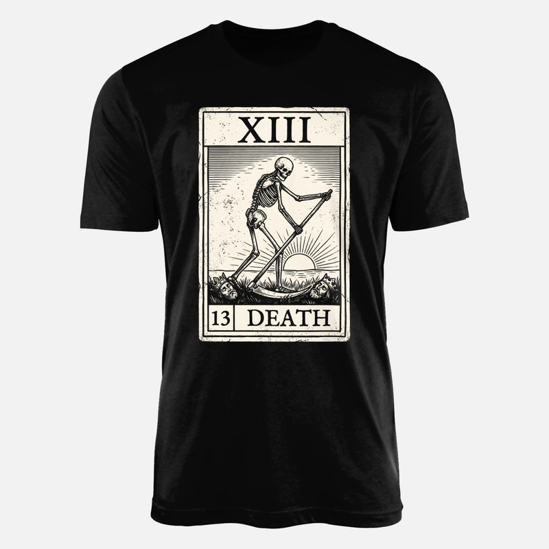T-shirts: XIII 13 Death Medieval Tarot Card
