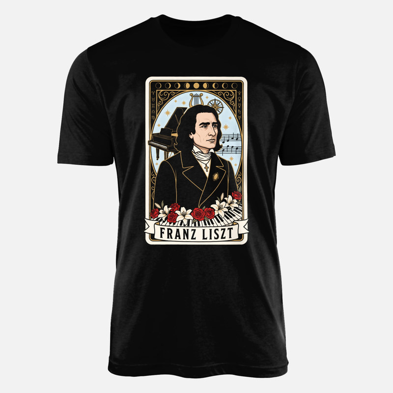 T-shirts: Franz Liszt Tarot Card