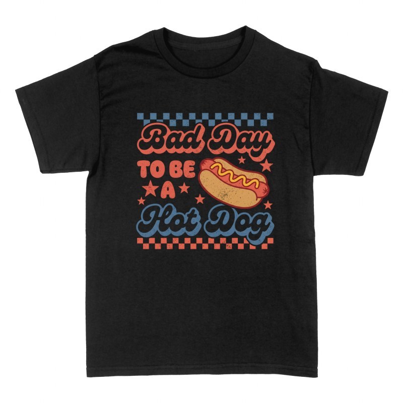 T-shirts: Bad Day to Be a Hot Dog Vintage