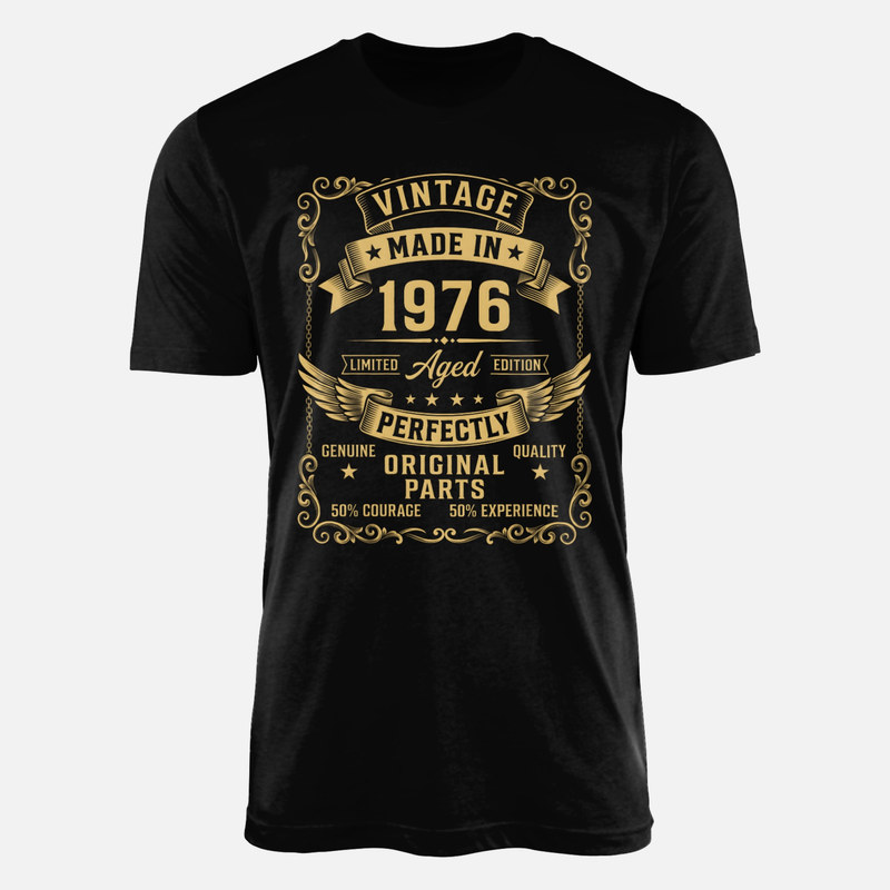 T-shirts: 1976 Limited Edition Vintage Whiskey Label