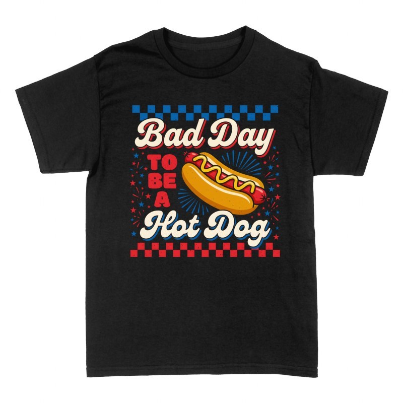 T-shirts: Retro Bad Day To Be A Hot Dog Mustard