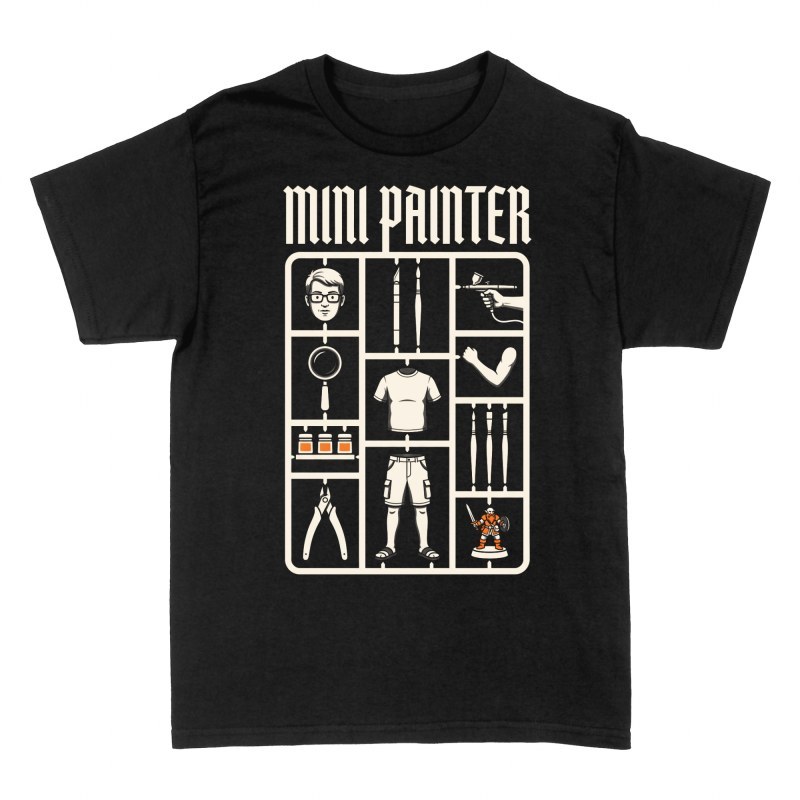 T-shirts: Mini Painter Miniature Kit Sprue