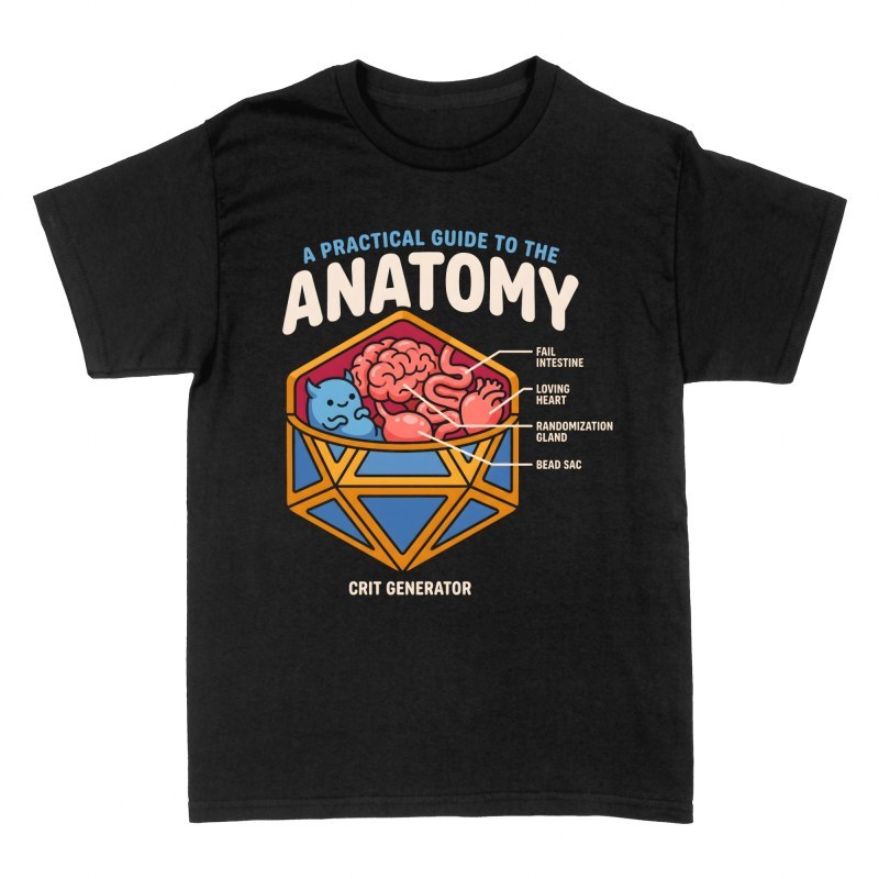 T-shirts: Anatomy of a D20 Die