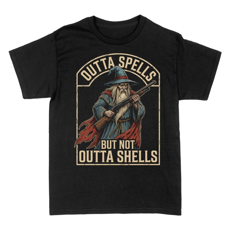 T-shirts: Outta Spells But Not Outta Shells