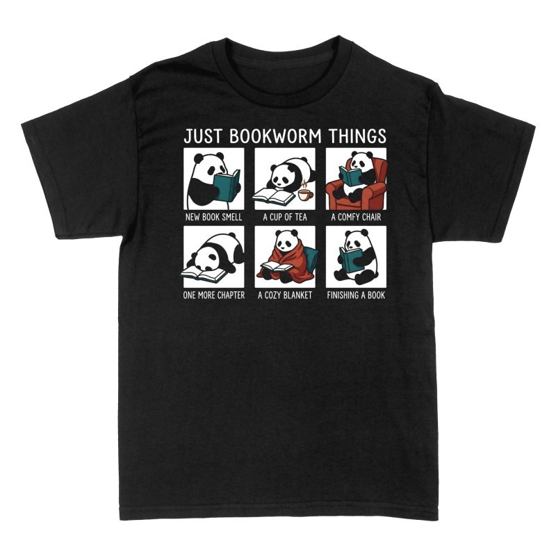 T-shirts: Just Bookworm Things Cute Pandas