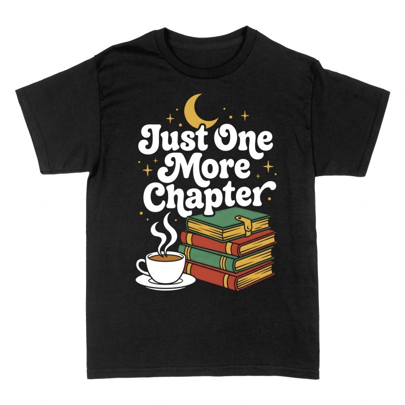 T-shirts: Just One More Chapter Book Pile