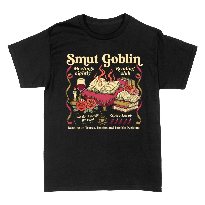 T-shirts: Smut Goblin Spicy Reading Club