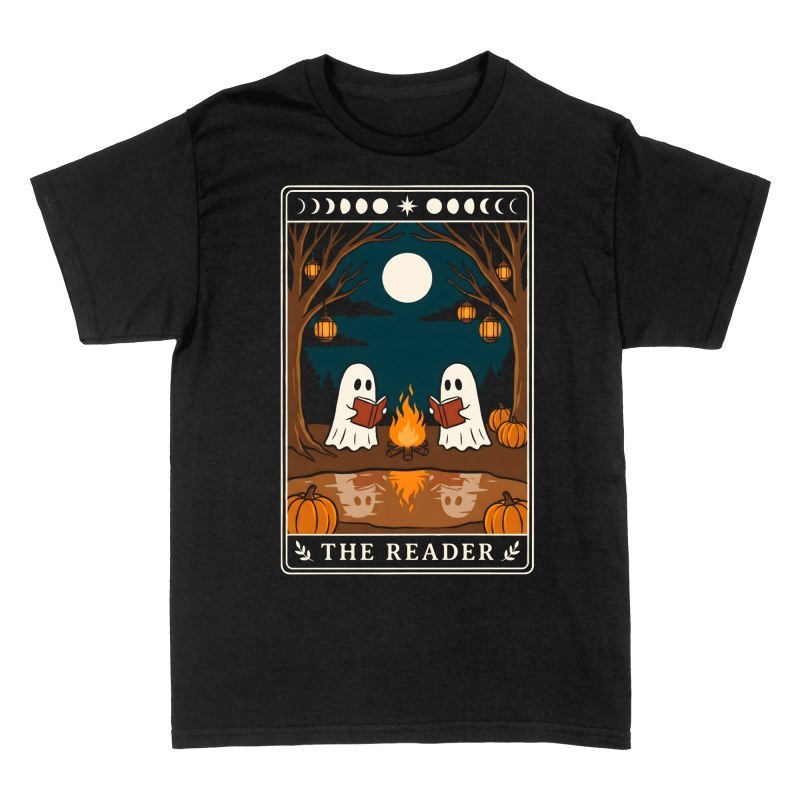 T-shirts: The Reader Ghost Tarot Card