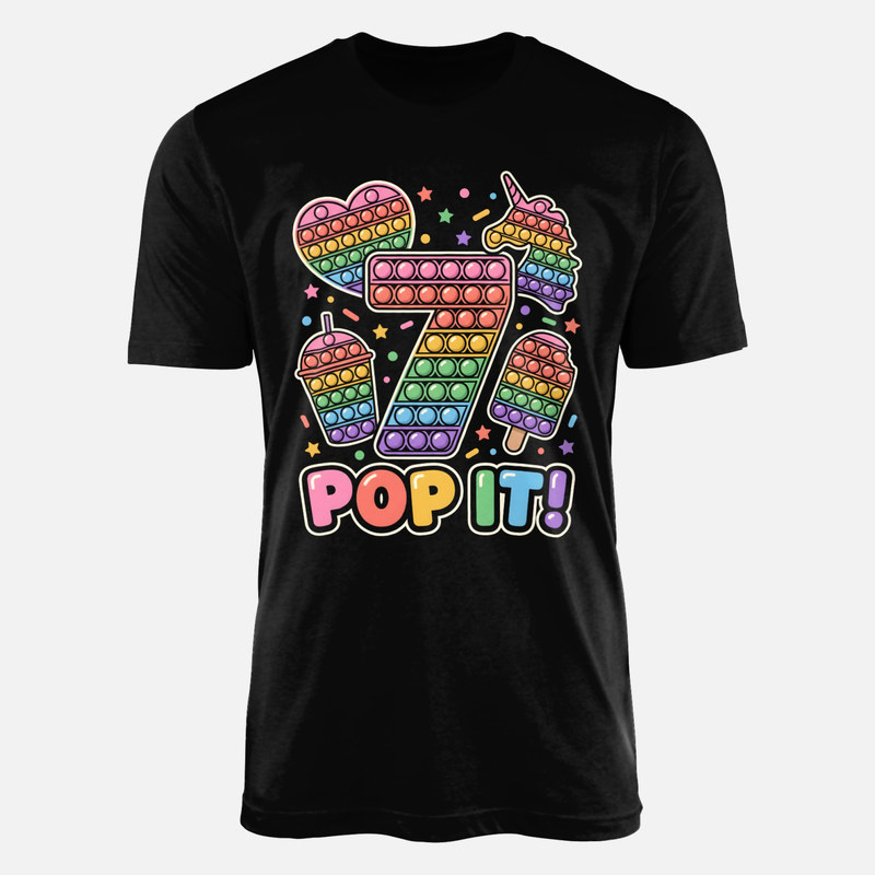 T-shirts: 7 Pop It! Birthday