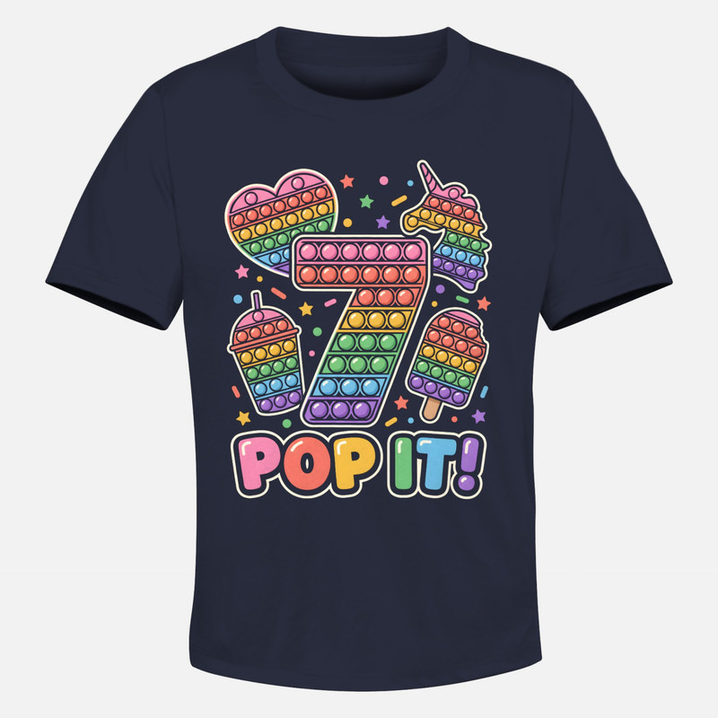 T-shirts: 7 Pop It! Birthday